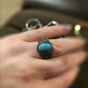 Size 6.5 turquoise ring